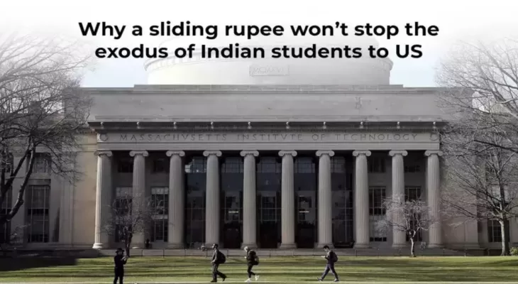 Will sliding rupee end the indian students exodus!